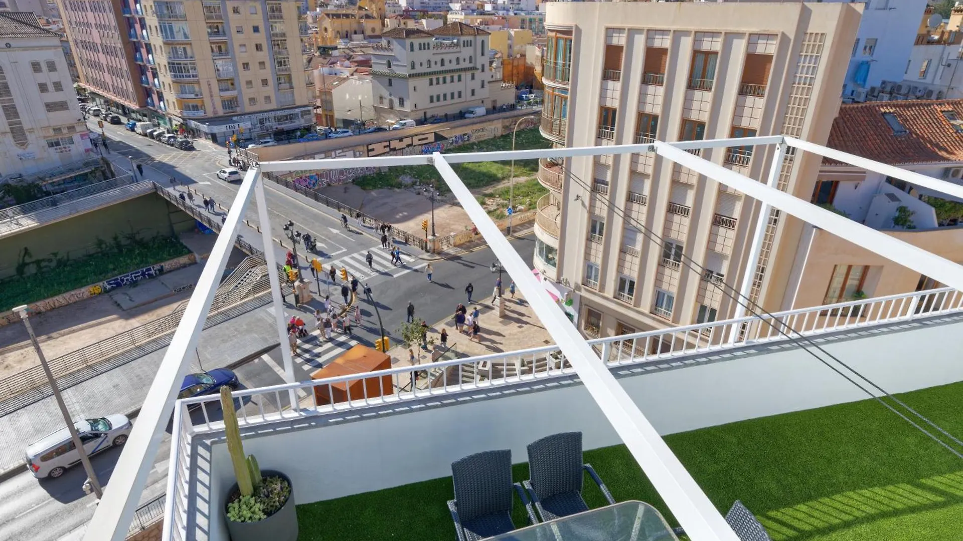 Penthouse Apartment Tribuna Center By Seric, Semana Santa Desde Tu Balcon Malaga